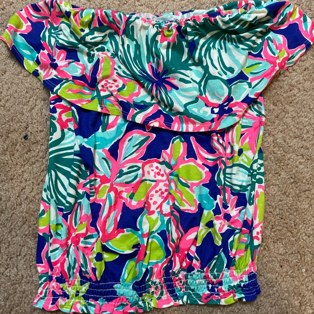 Lilly Pulitzer off the shoulder top